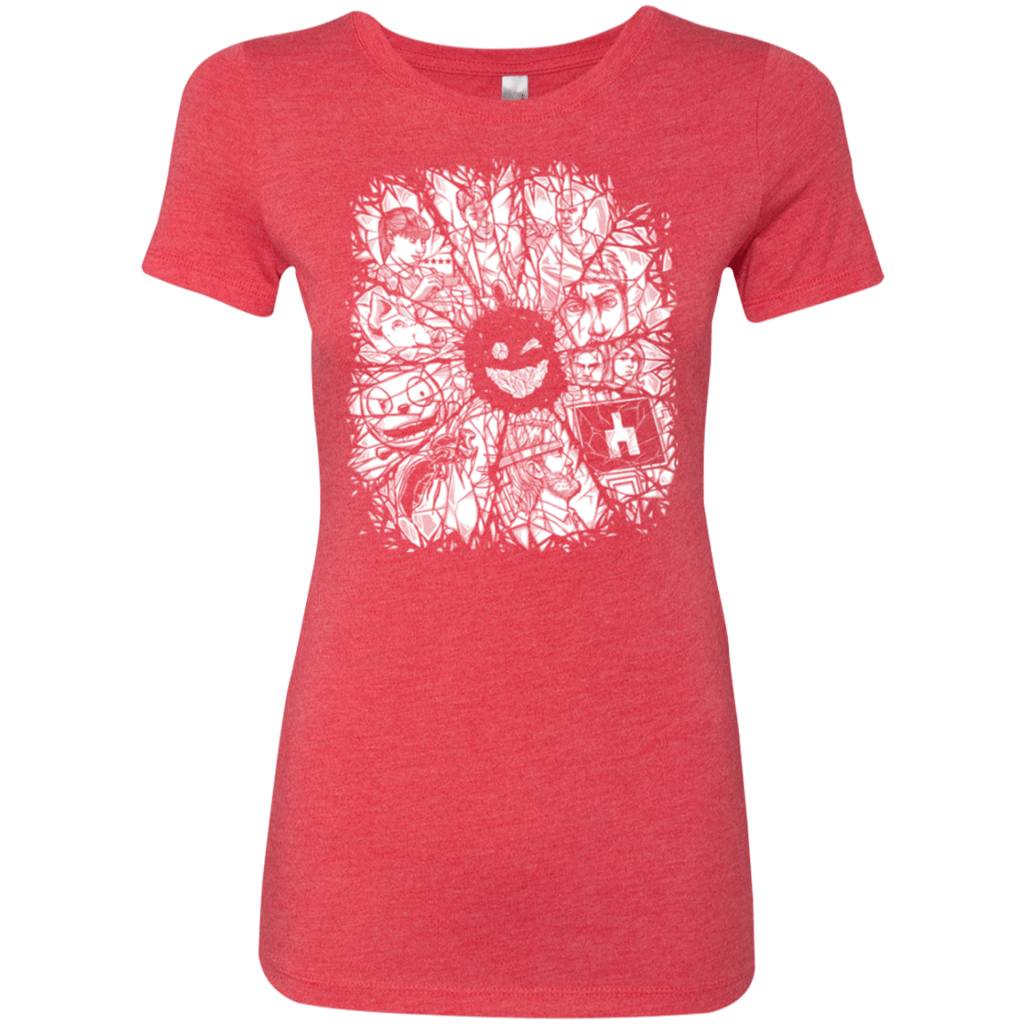 T-Shirts Vintage Red / S Black Mirror Women's Triblend T-Shirt