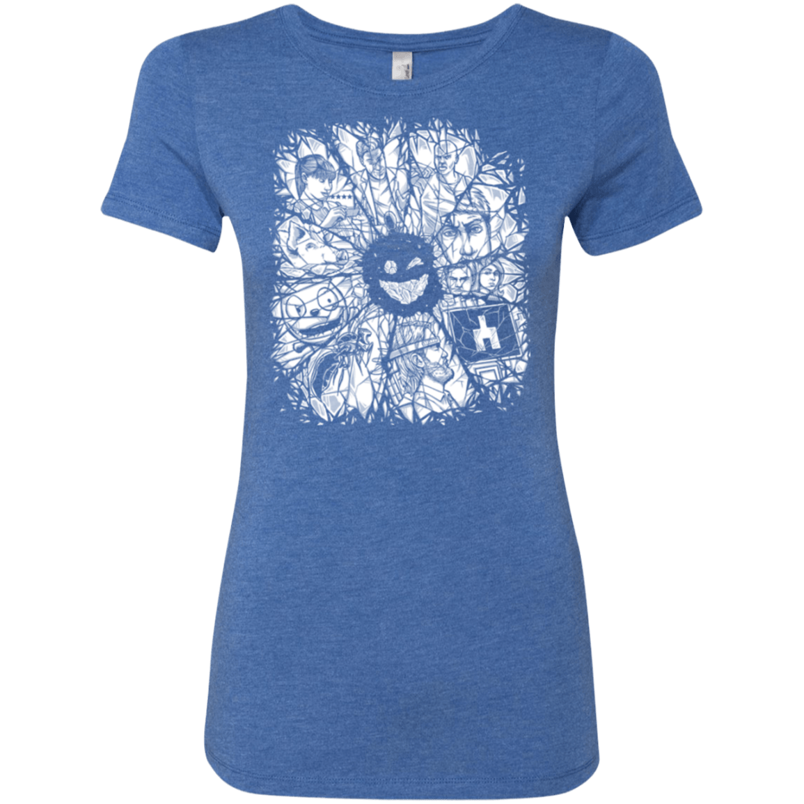 T-Shirts Vintage Royal / S Black Mirror Women's Triblend T-Shirt