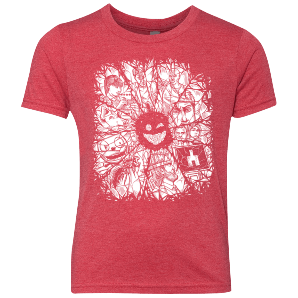 T-Shirts Vintage Red / YXS Black Mirror Youth Triblend T-Shirt