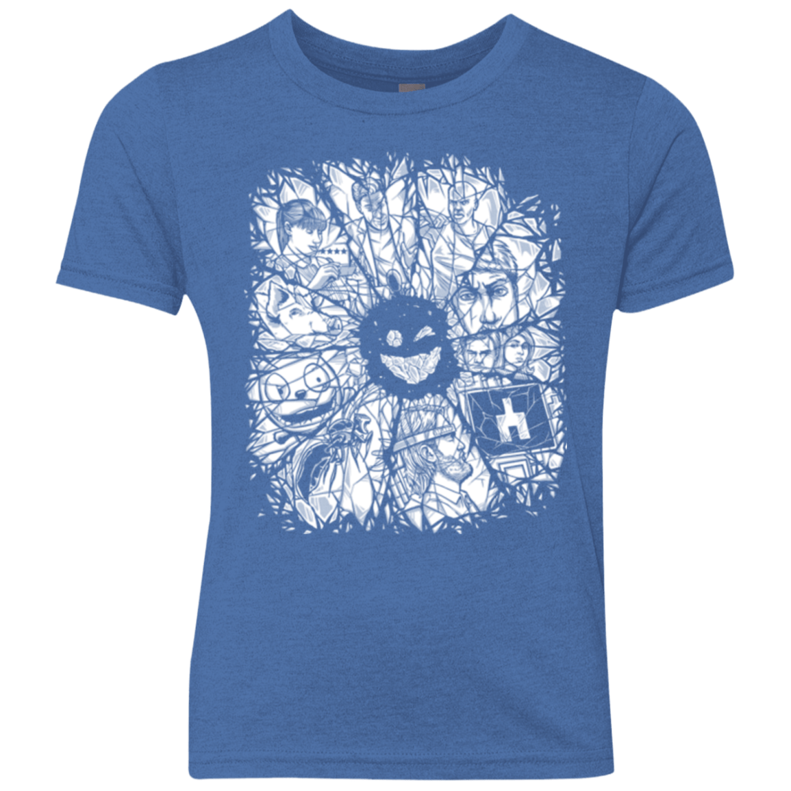 T-Shirts Vintage Royal / YXS Black Mirror Youth Triblend T-Shirt