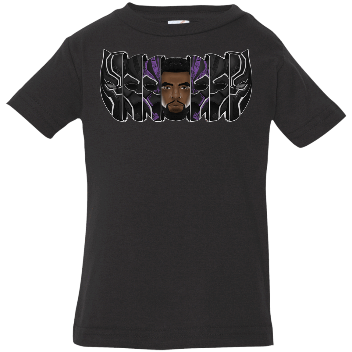 T-Shirts Black / 6 Months Black Panther Mask Infant Premium T-Shirt