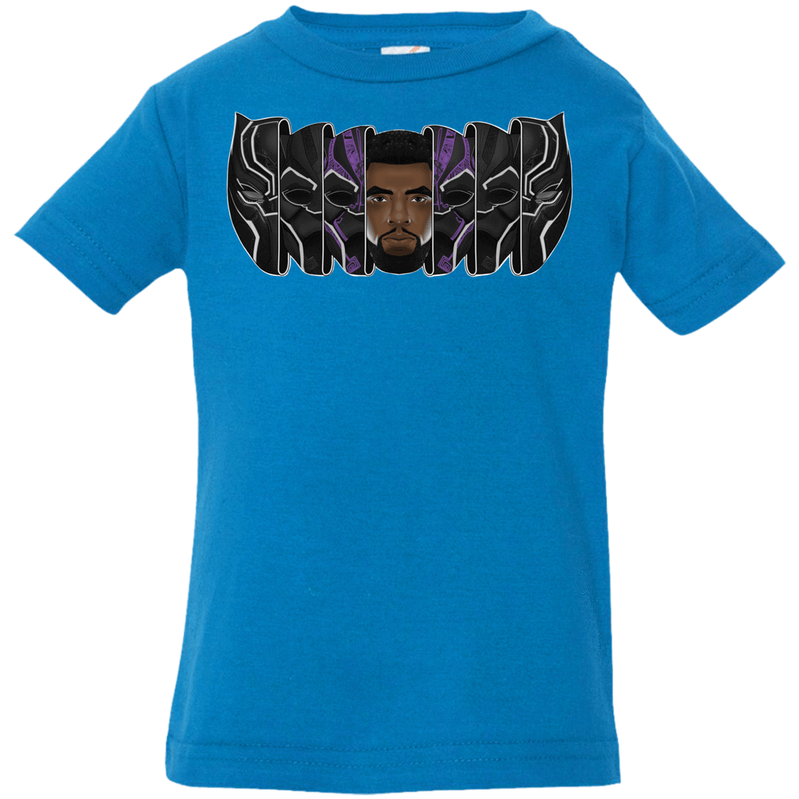 T-Shirts Cobalt / 6 Months Black Panther Mask Infant Premium T-Shirt