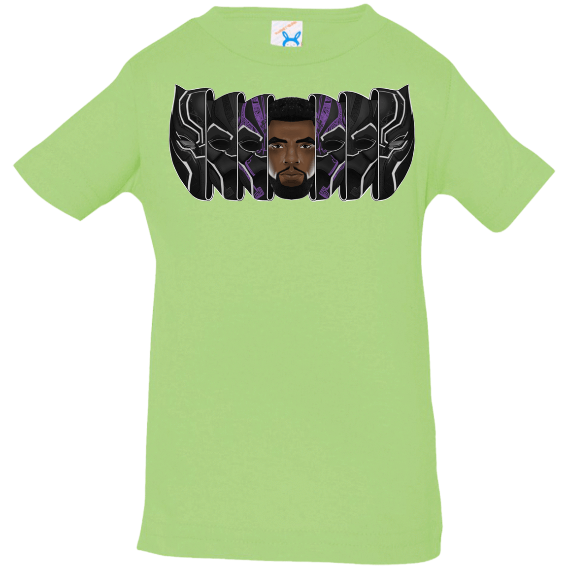 T-Shirts Key Lime / 6 Months Black Panther Mask Infant Premium T-Shirt