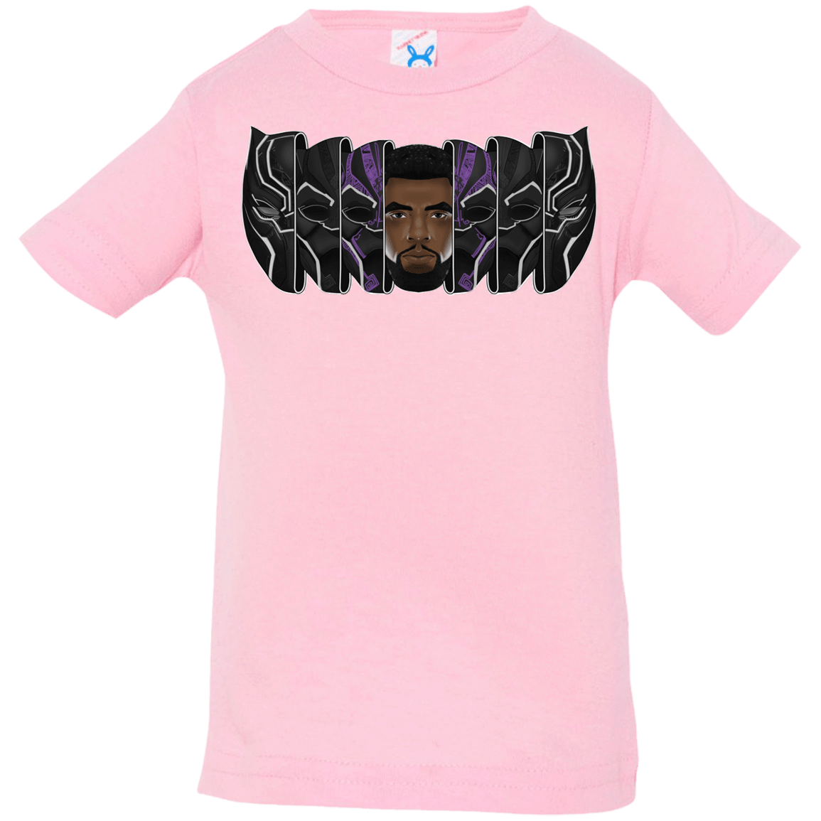 T-Shirts Pink / 6 Months Black Panther Mask Infant Premium T-Shirt