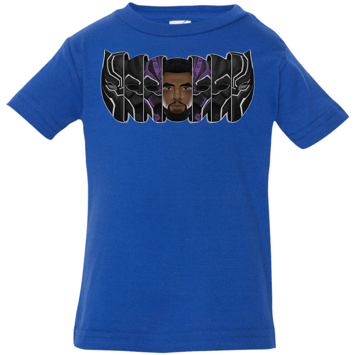 T-Shirts Royal / 6 Months Black Panther Mask Infant Premium T-Shirt
