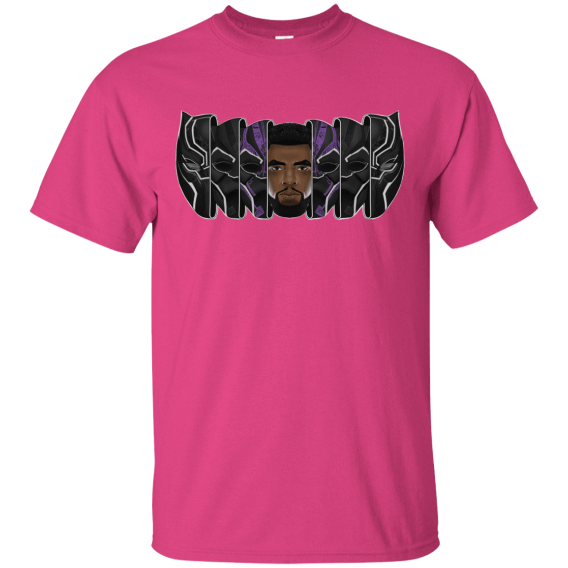 T-Shirts Heliconia / S Black Panther Mask T-Shirt