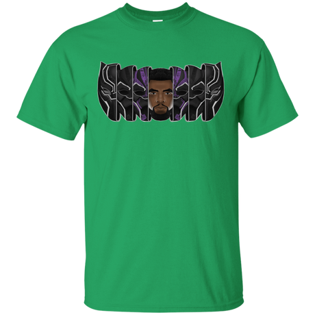 T-Shirts Irish Green / S Black Panther Mask T-Shirt