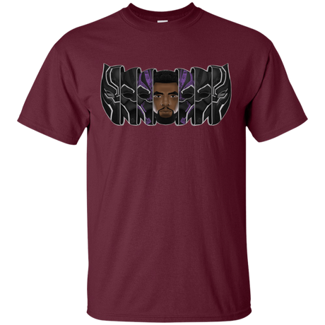 T-Shirts Maroon / S Black Panther Mask T-Shirt
