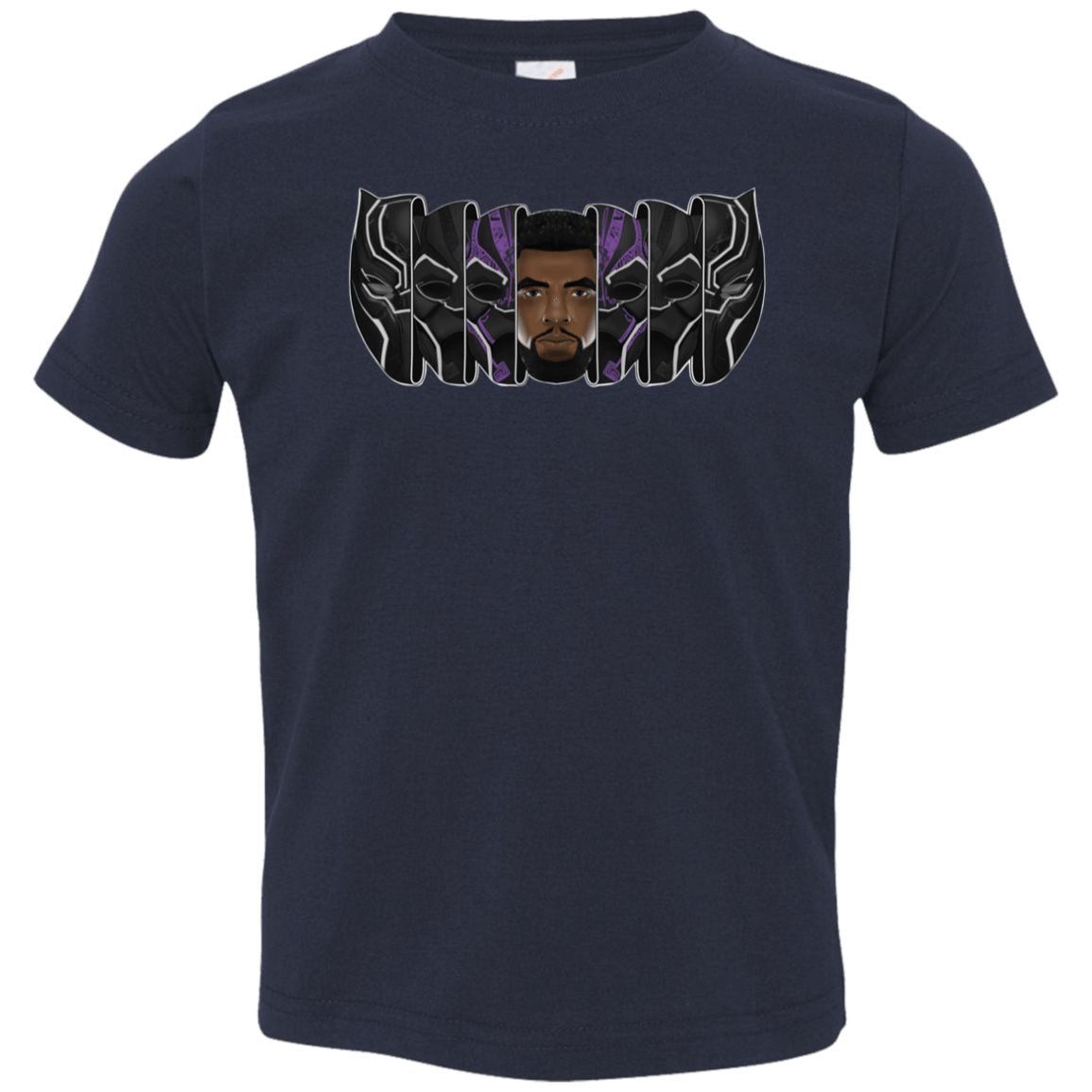 T-Shirts Navy / 2T Black Panther Mask Toddler Premium T-Shirt