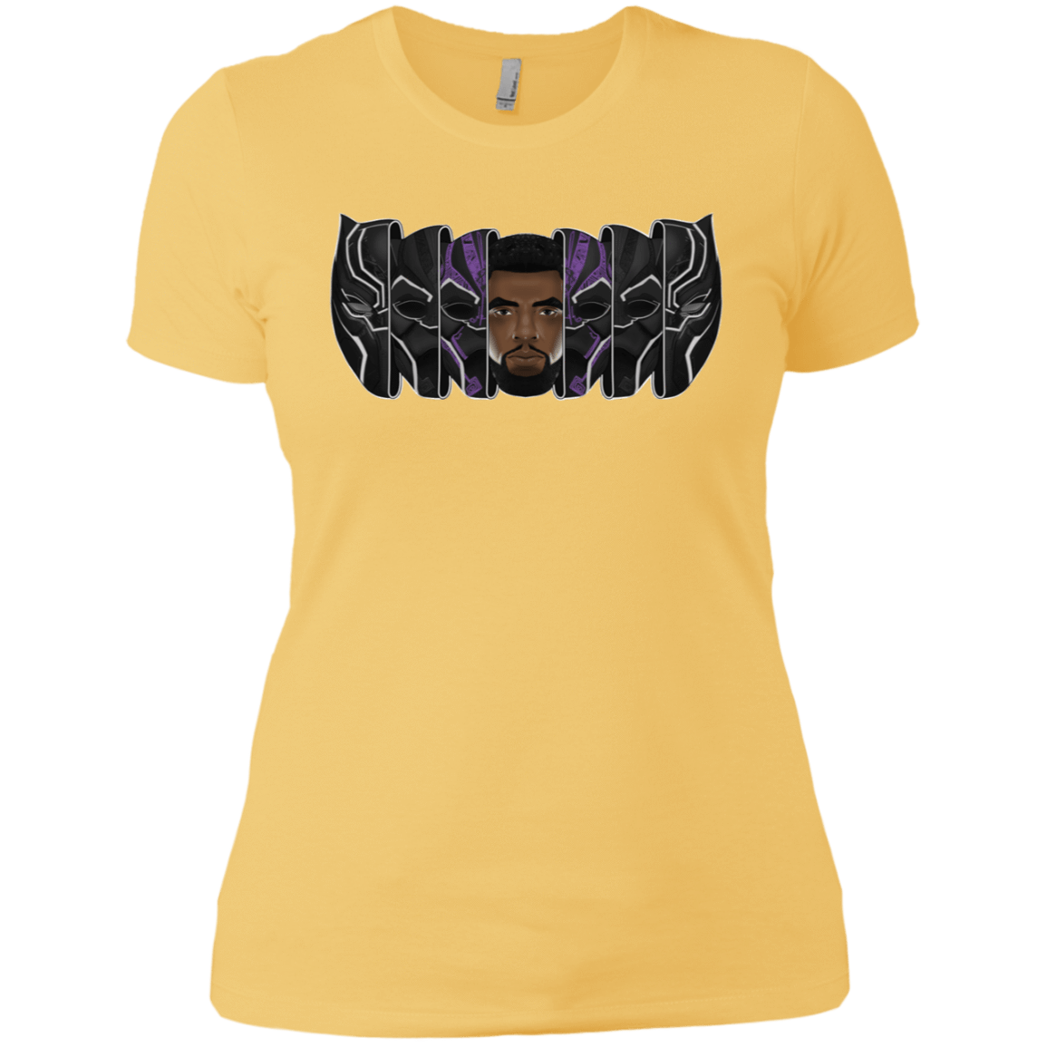 T-Shirts Banana Cream/ / X-Small Black Panther Mask Women's Premium T-Shirt