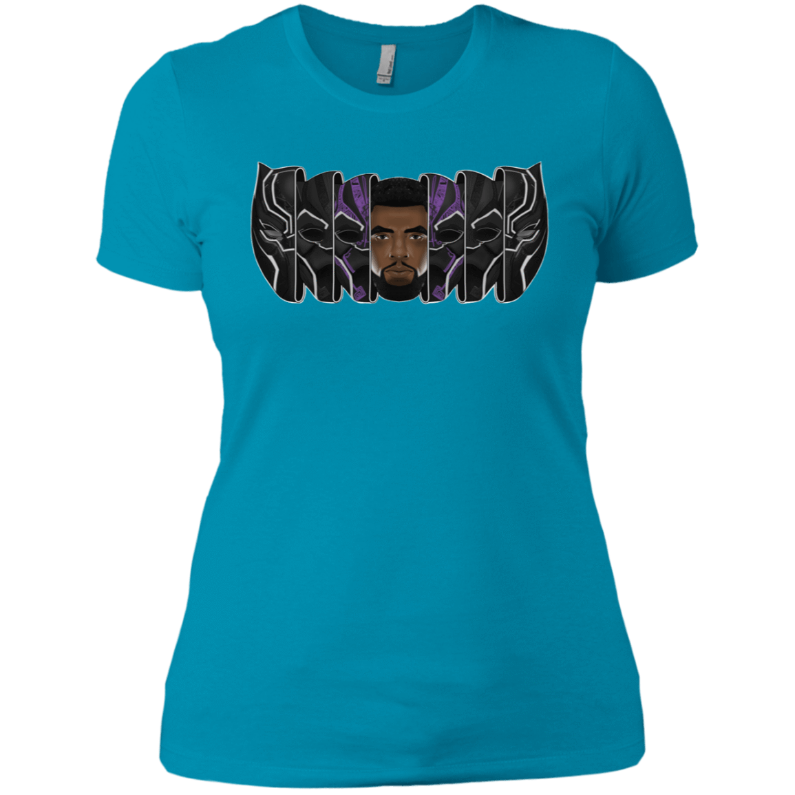 T-Shirts Turquoise / X-Small Black Panther Mask Women's Premium T-Shirt
