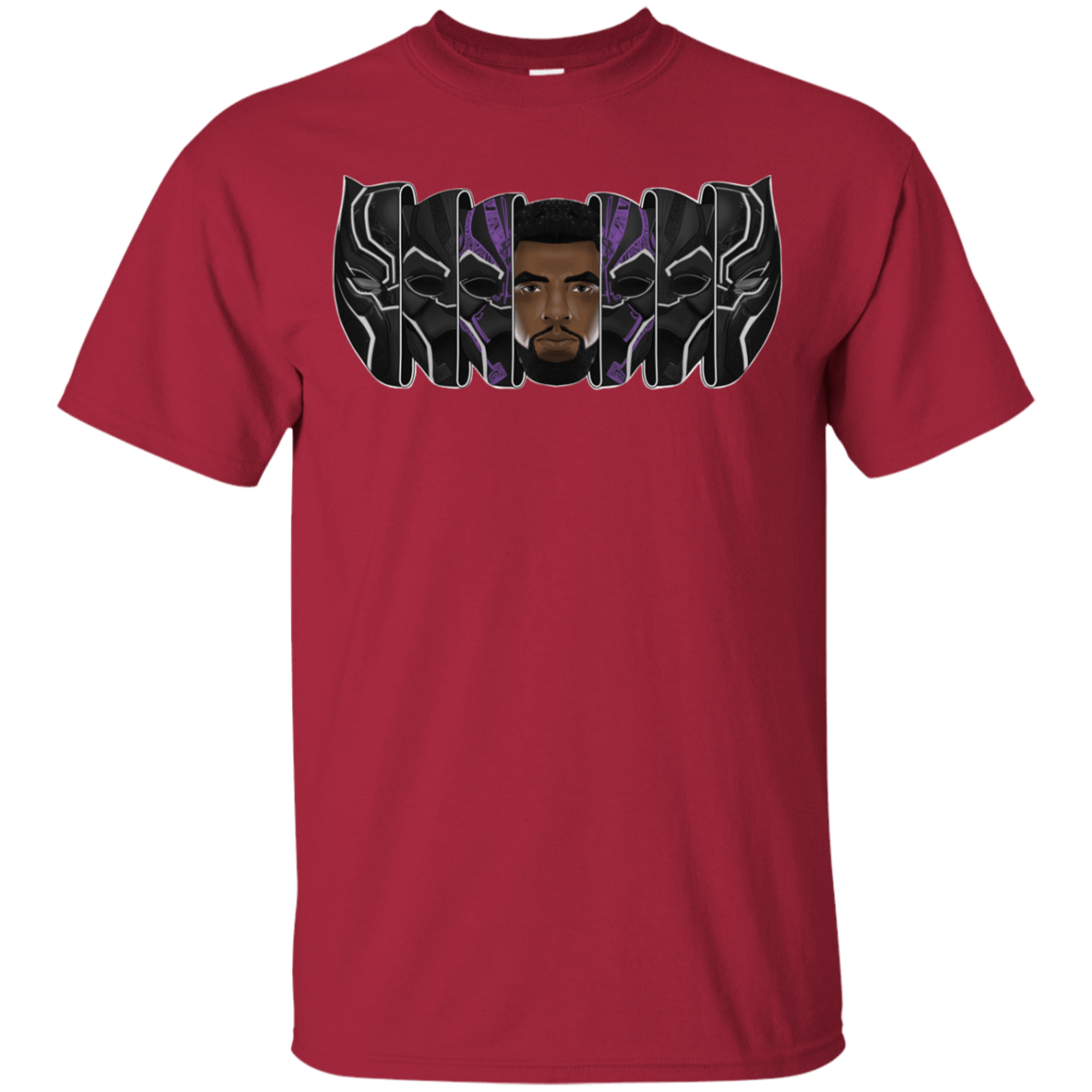 T-Shirts Cardinal / YXS Black Panther Mask Youth T-Shirt