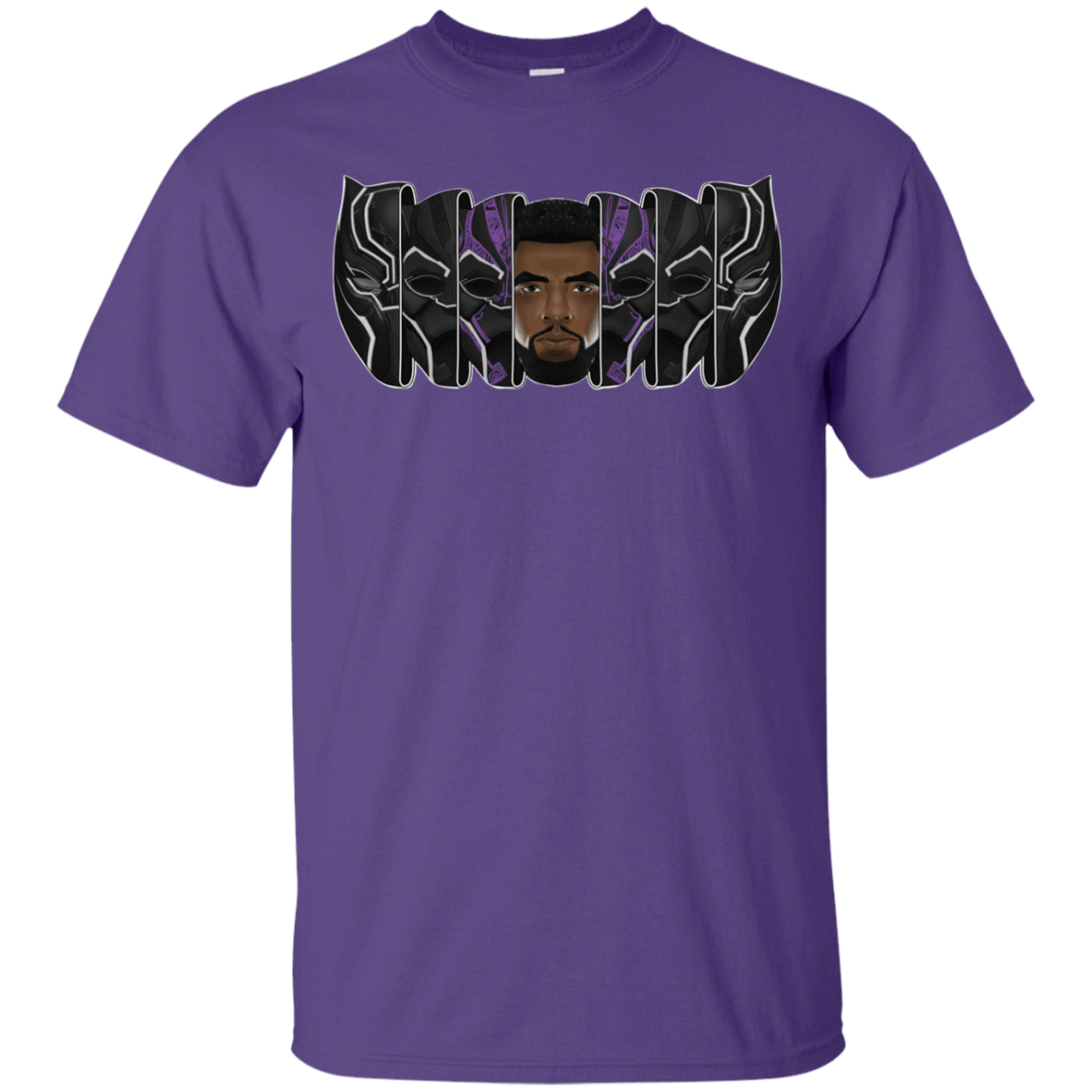 T-Shirts Purple / YXS Black Panther Mask Youth T-Shirt