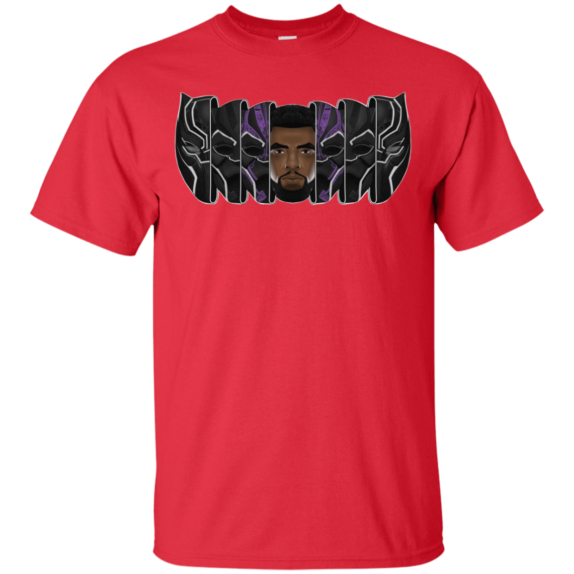 T-Shirts Red / YXS Black Panther Mask Youth T-Shirt