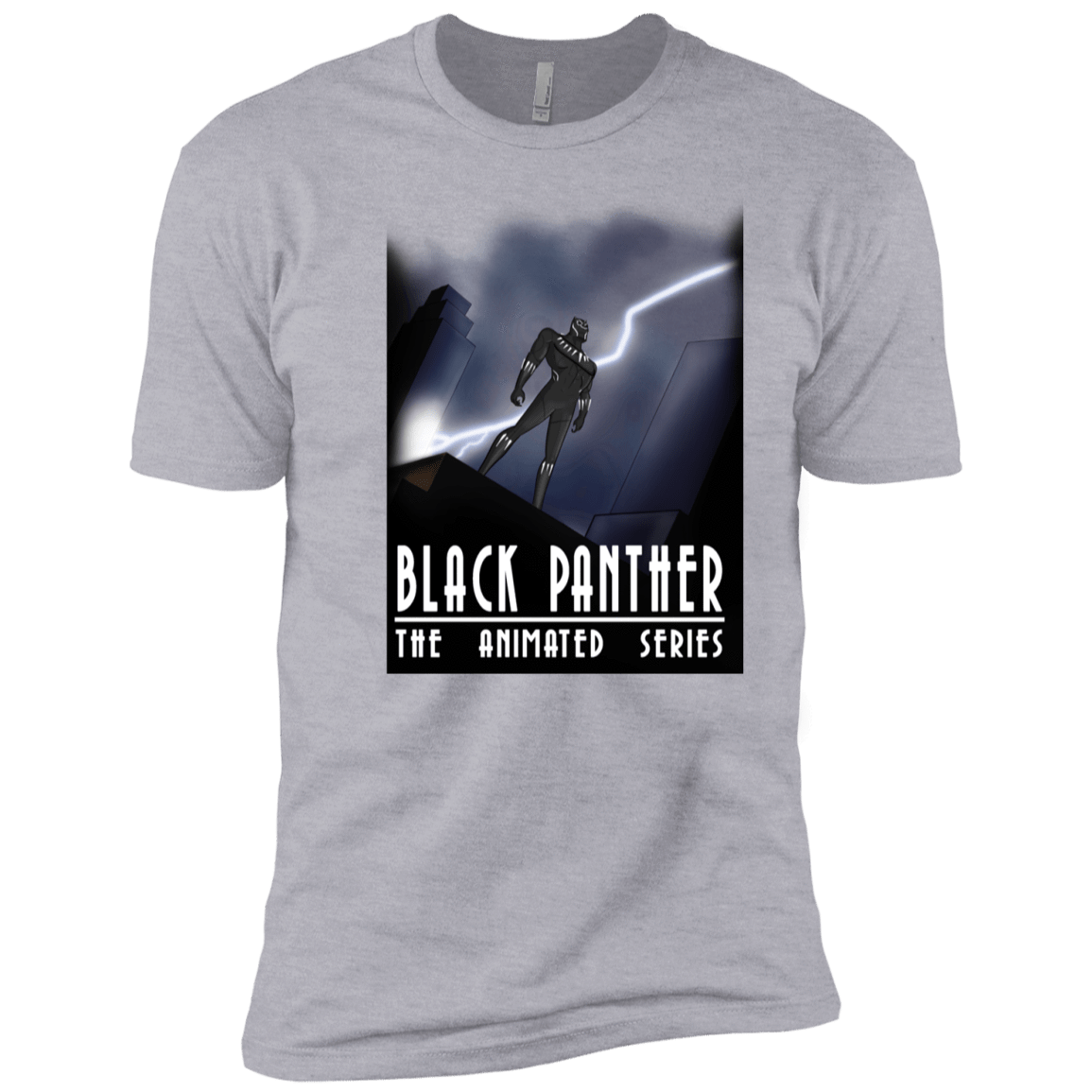 T-Shirts Heather Grey / YXS Black Panther The Animated Series Boys Premium T-Shirt