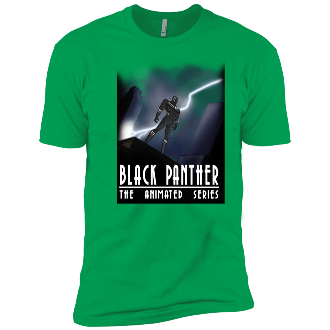 T-Shirts Kelly Green / YXS Black Panther The Animated Series Boys Premium T-Shirt