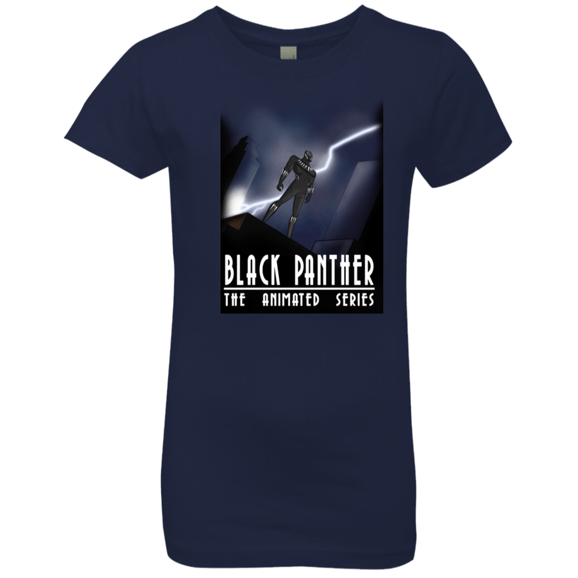 T-Shirts Midnight Navy / YXS Black Panther The Animated Series Girls Premium T-Shirt