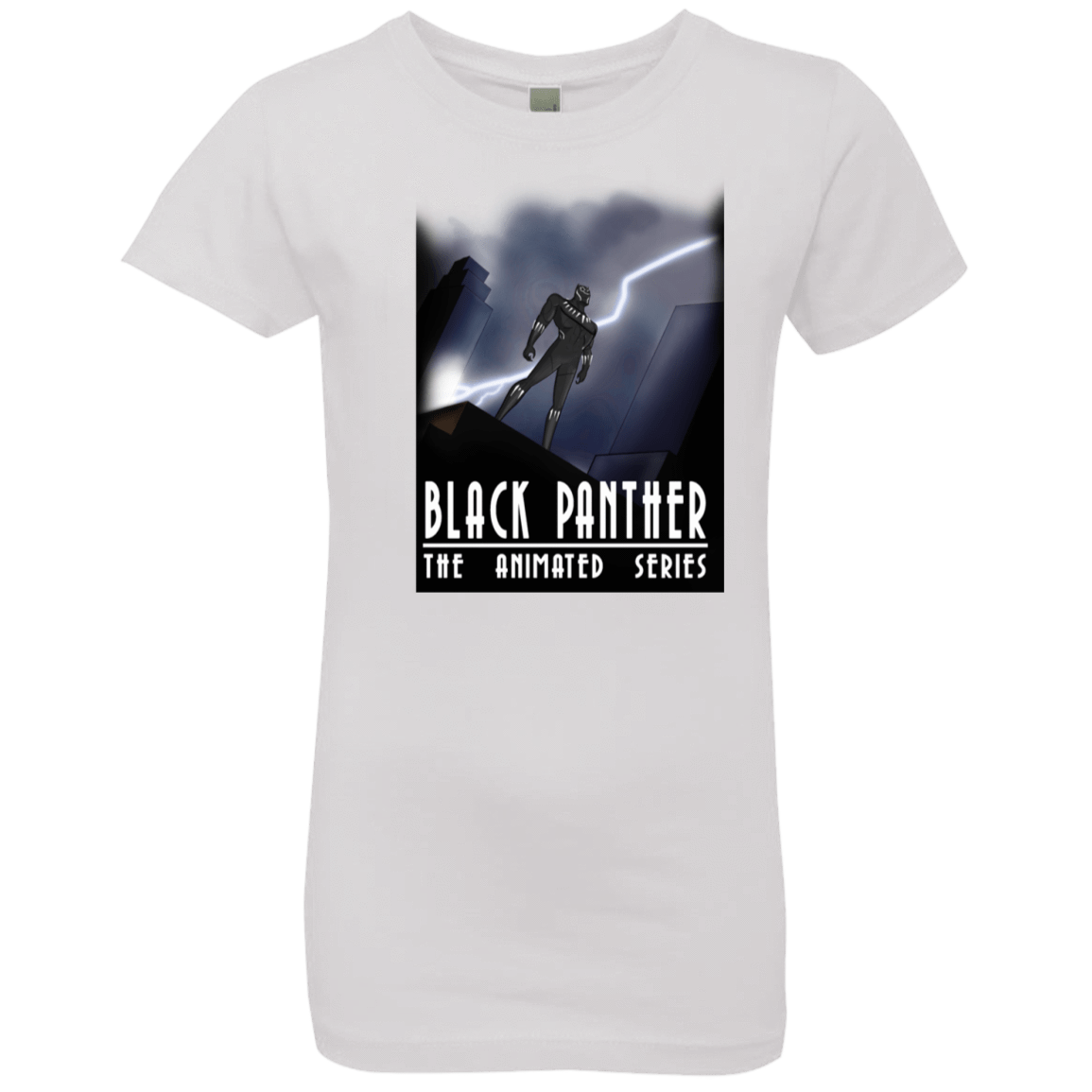 T-Shirts White / YXS Black Panther The Animated Series Girls Premium T-Shirt