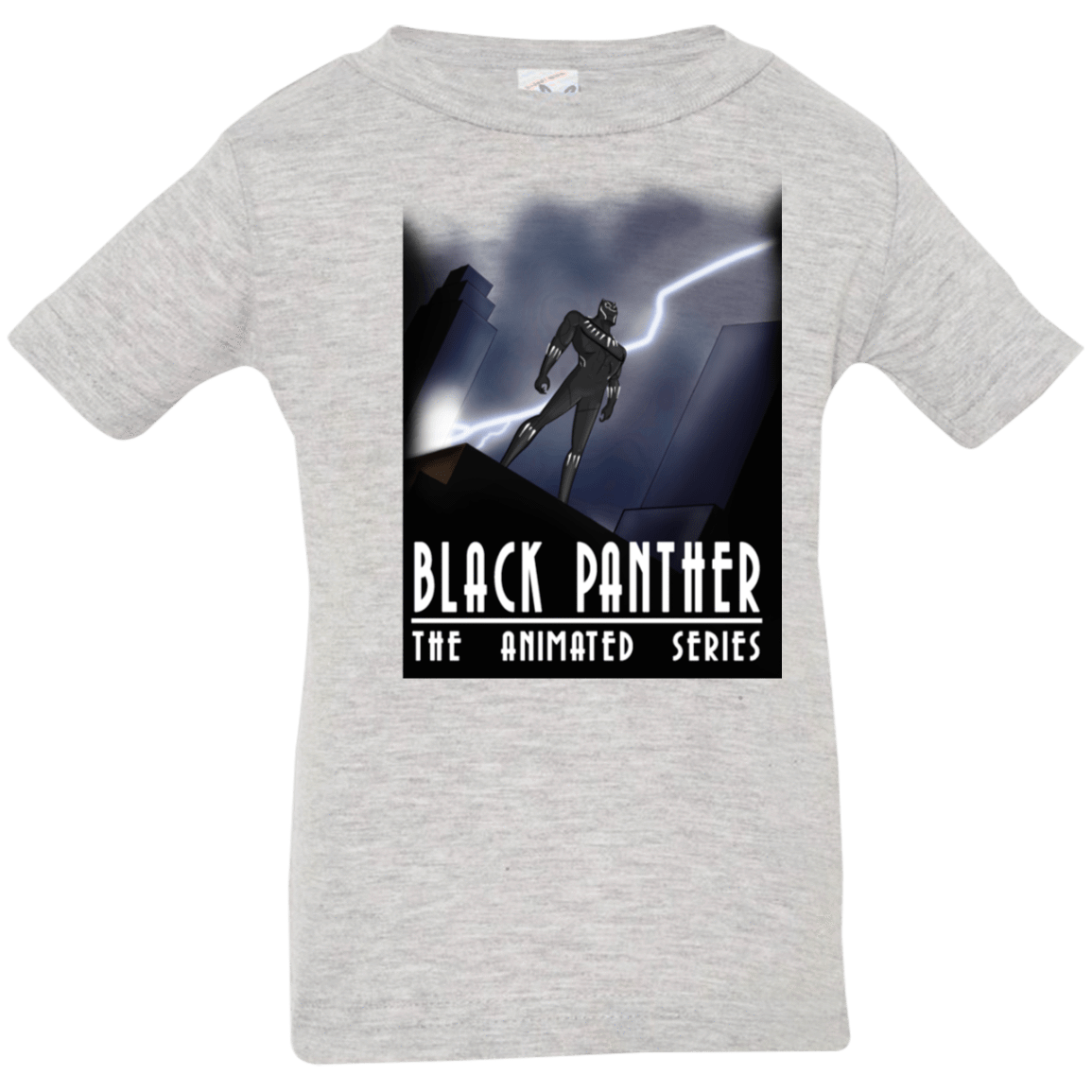 T-Shirts Heather Grey / 6 Months Black Panther The Animated Series Infant Premium T-Shirt