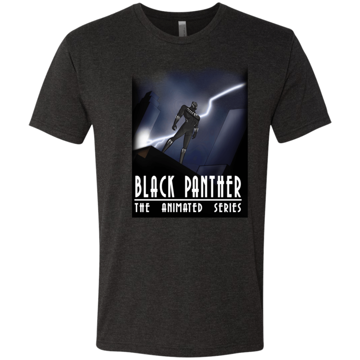 T-Shirts Vintage Black / S Black Panther The Animated Series Men's Triblend T-Shirt
