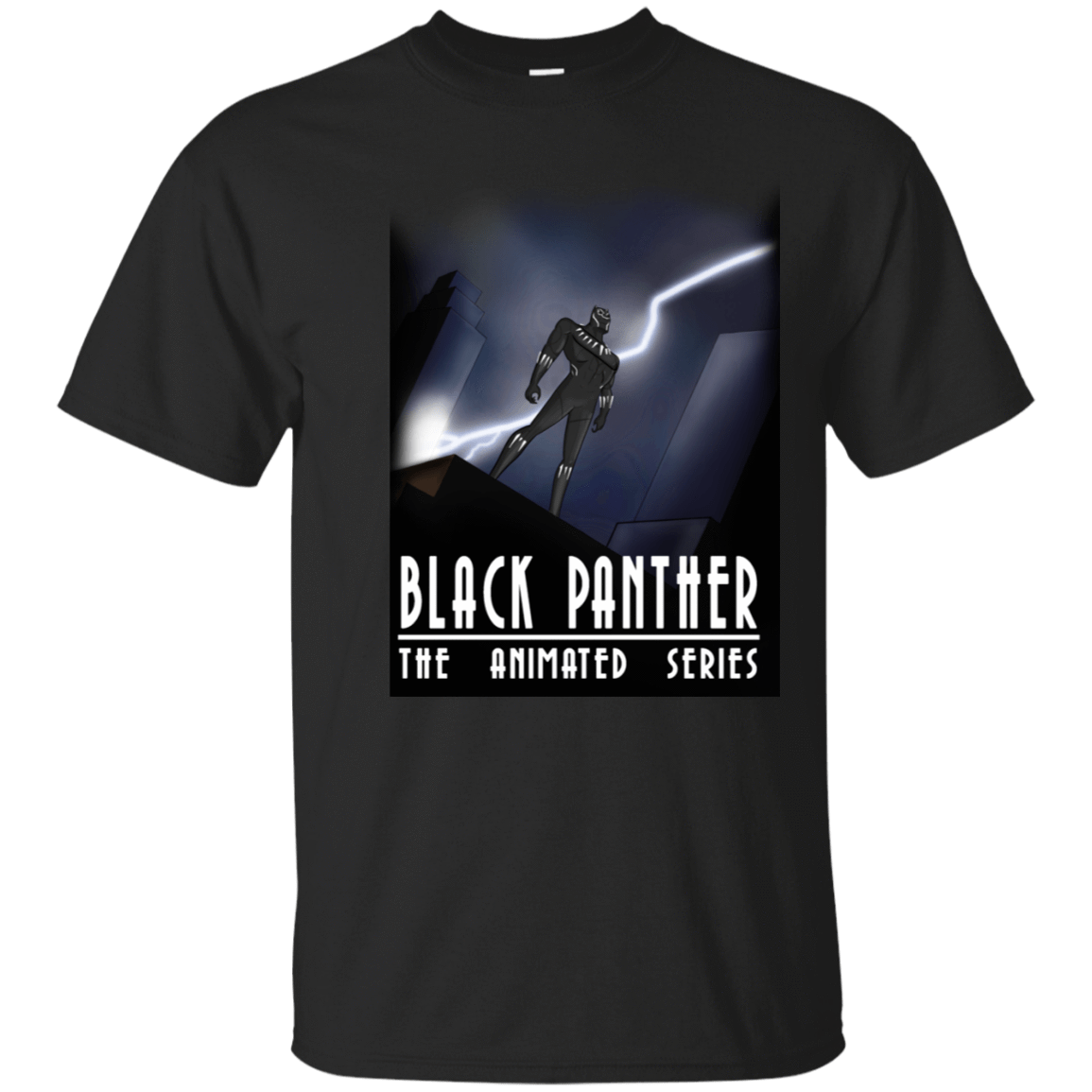 T-Shirts Black / S Black Panther The Animated Series T-Shirt