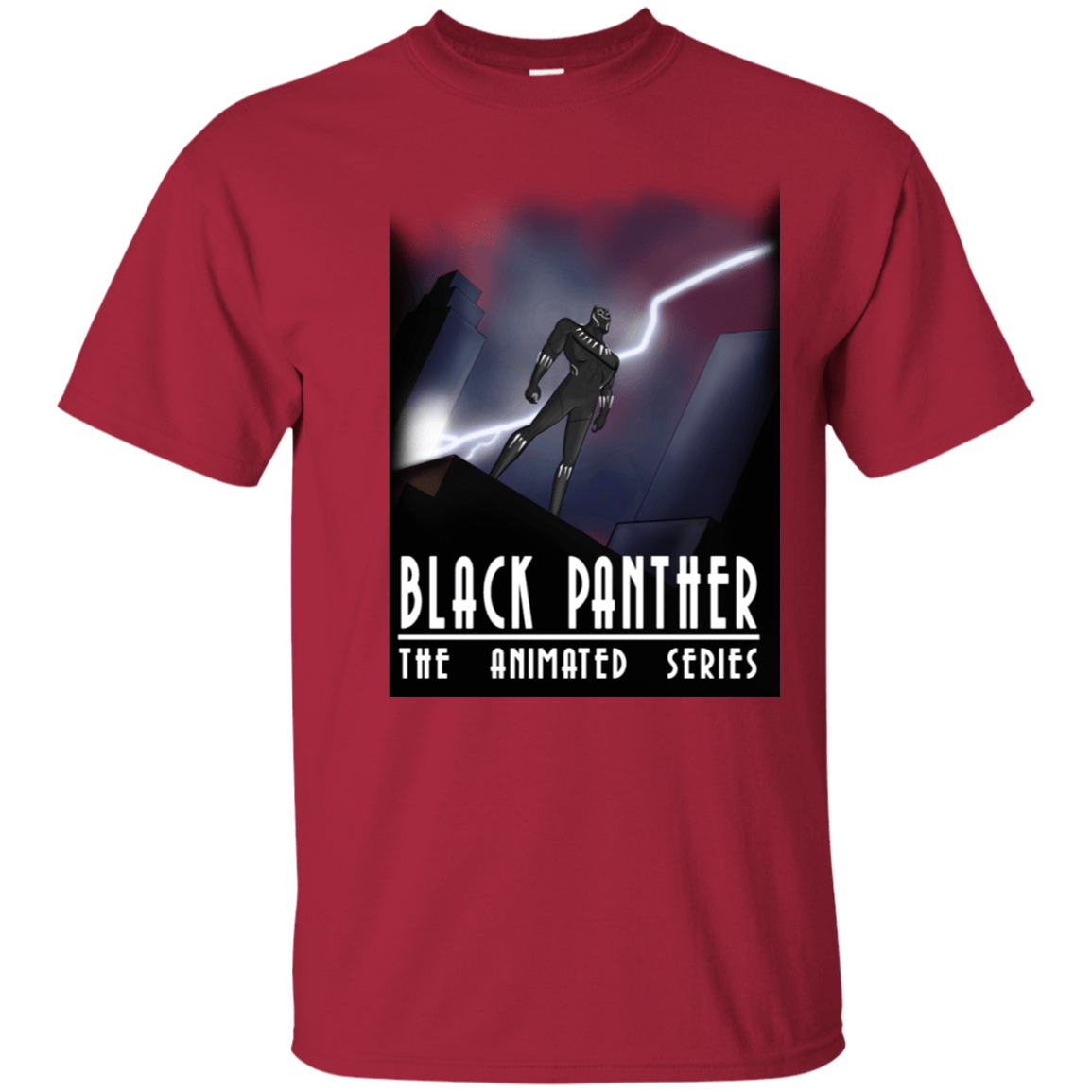 T-Shirts Cardinal / S Black Panther The Animated Series T-Shirt