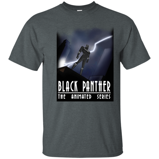 T-Shirts Dark Heather / S Black Panther The Animated Series T-Shirt