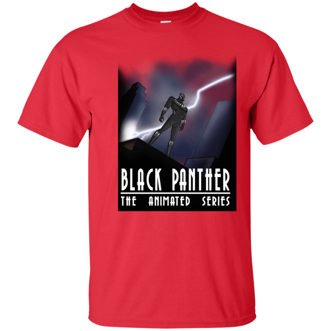 T-Shirts Red / S Black Panther The Animated Series T-Shirt