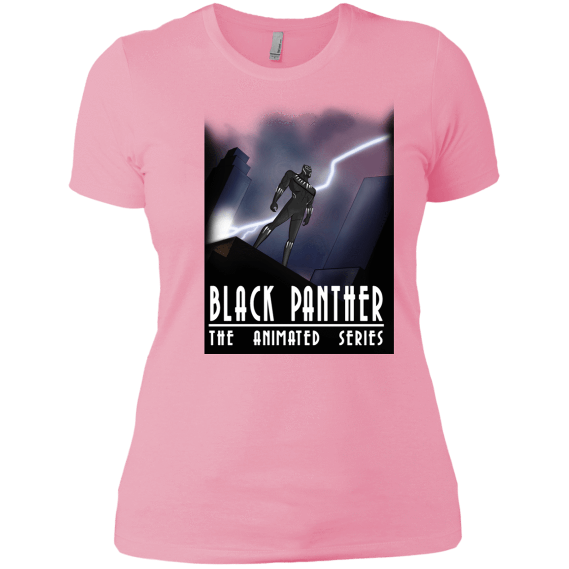 T-Shirts Light Pink / X-Small Black Panther The Animated Series Women's Premium T-Shirt