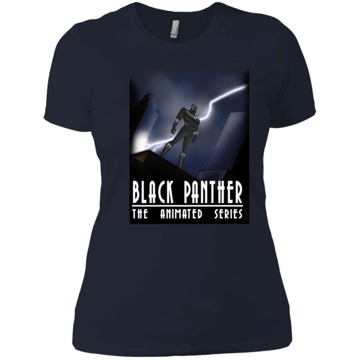 T-Shirts Midnight Navy / X-Small Black Panther The Animated Series Women's Premium T-Shirt