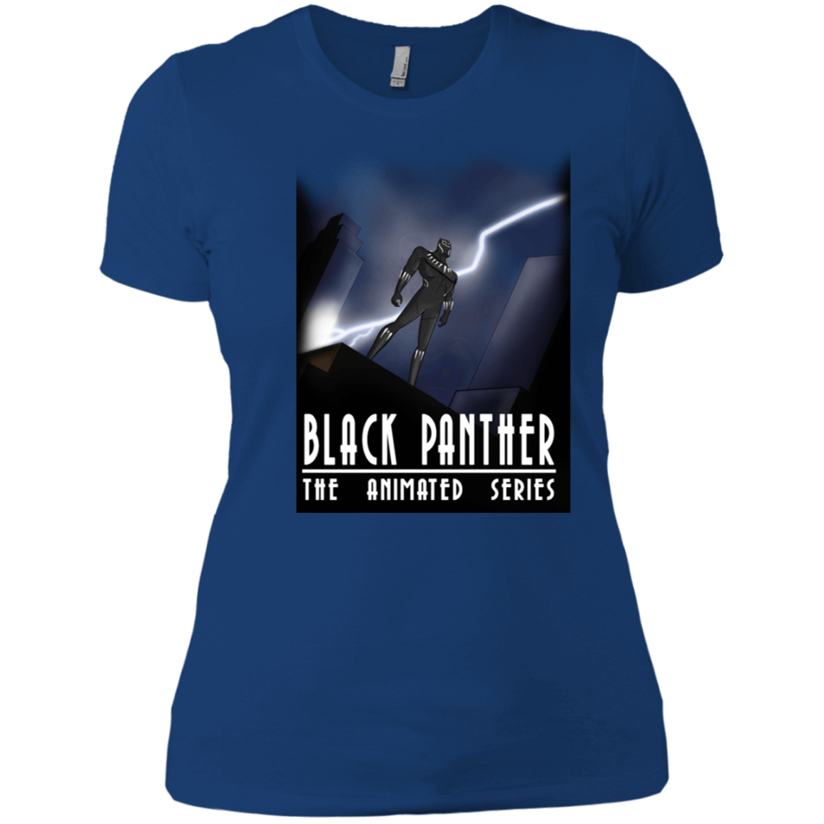 T-Shirts Royal / X-Small Black Panther The Animated Series Women's Premium T-Shirt