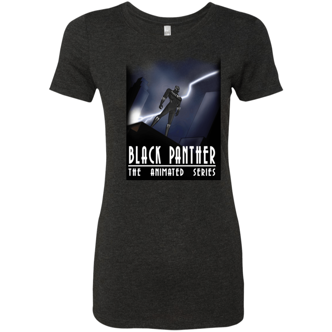 T-Shirts Vintage Black / S Black Panther The Animated Series Women's Triblend T-Shirt