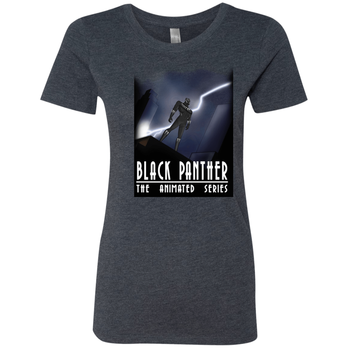 T-Shirts Vintage Navy / S Black Panther The Animated Series Women's Triblend T-Shirt