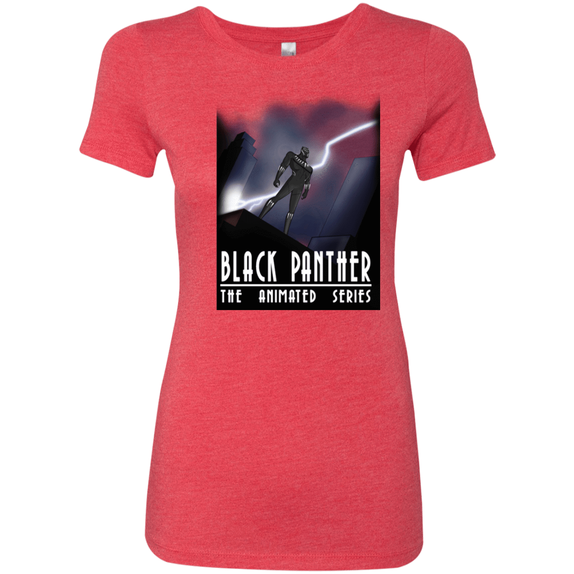 T-Shirts Vintage Red / S Black Panther The Animated Series Women's Triblend T-Shirt