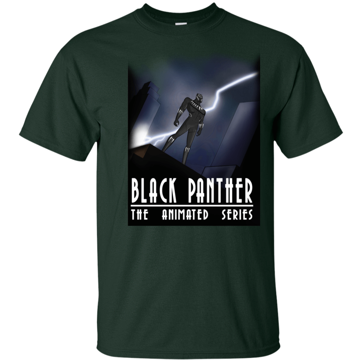 T-Shirts Forest / YXS Black Panther The Animated Series Youth T-Shirt