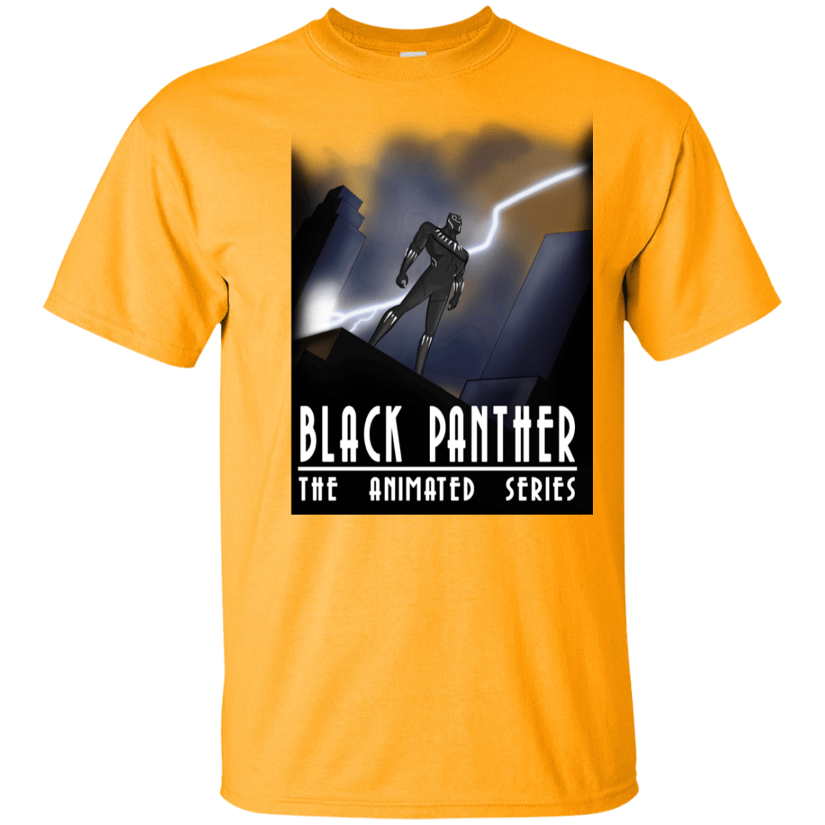T-Shirts Gold / YXS Black Panther The Animated Series Youth T-Shirt