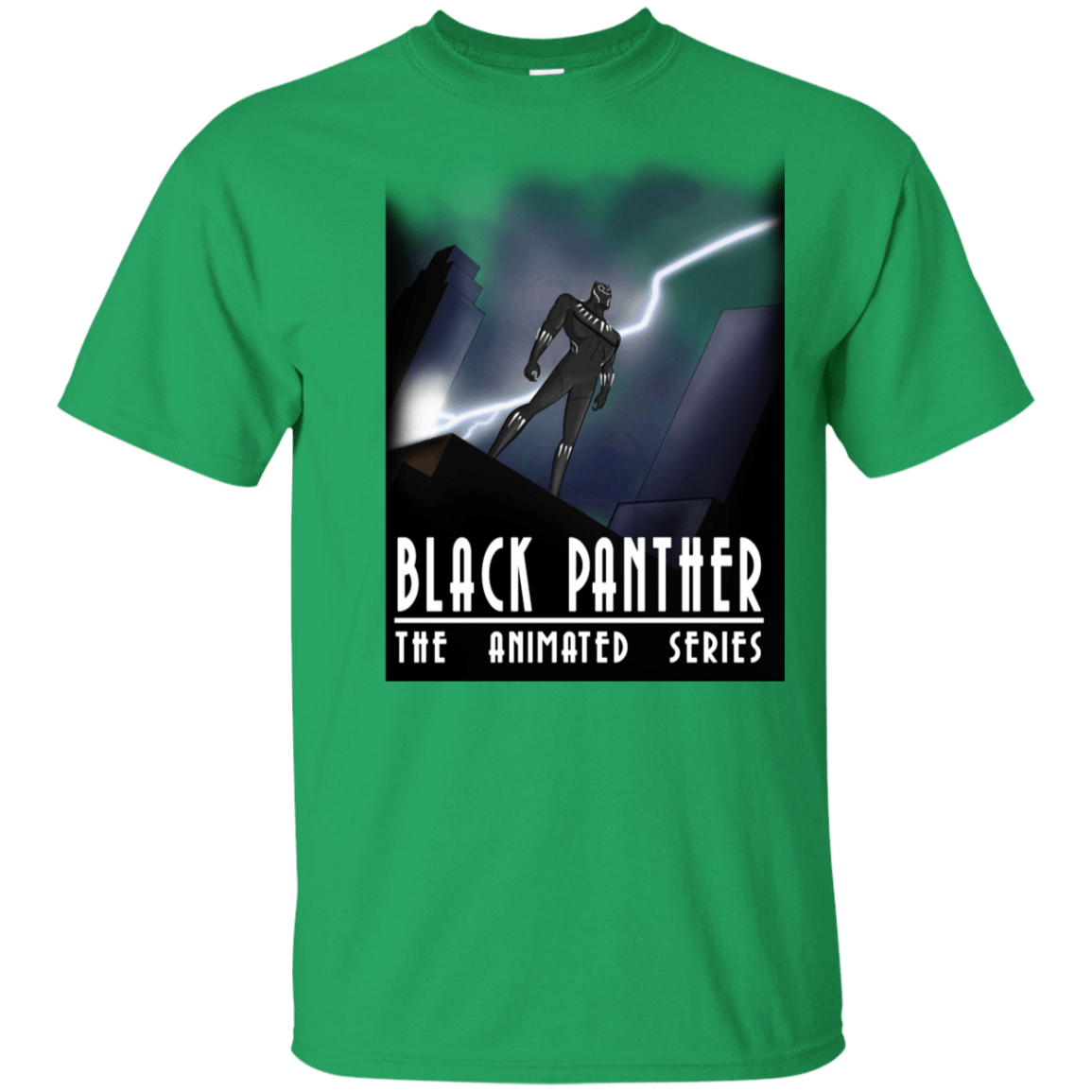 T-Shirts Irish Green / YXS Black Panther The Animated Series Youth T-Shirt