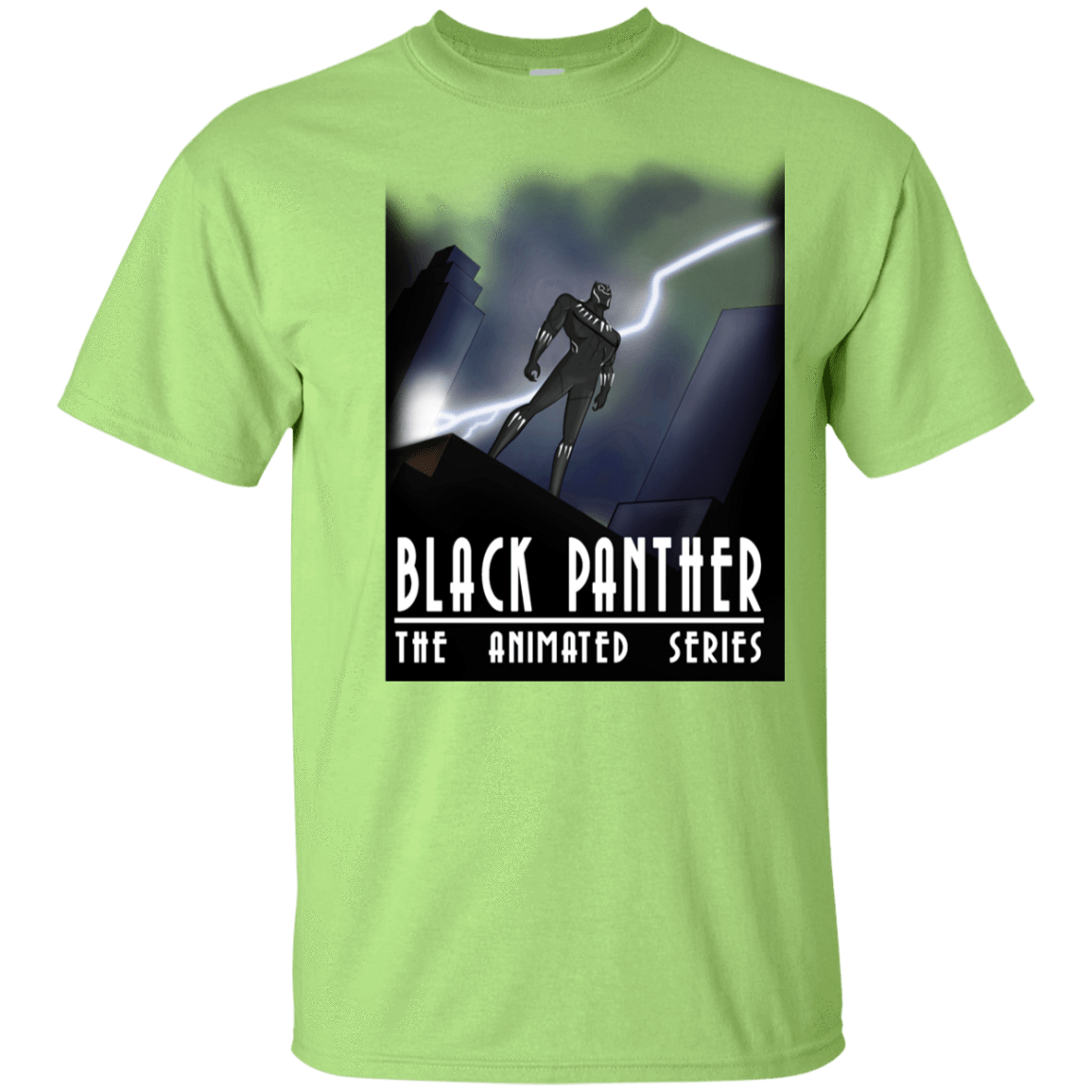 T-Shirts Mint Green / YXS Black Panther The Animated Series Youth T-Shirt