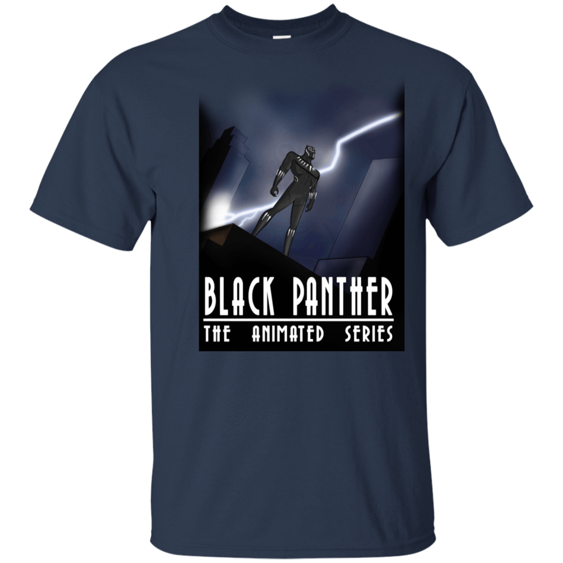 T-Shirts Navy / YXS Black Panther The Animated Series Youth T-Shirt