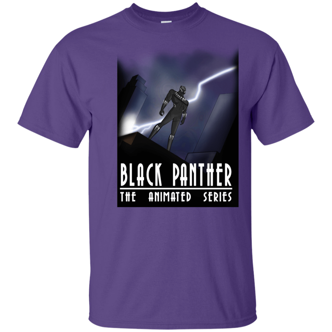 T-Shirts Purple / YXS Black Panther The Animated Series Youth T-Shirt