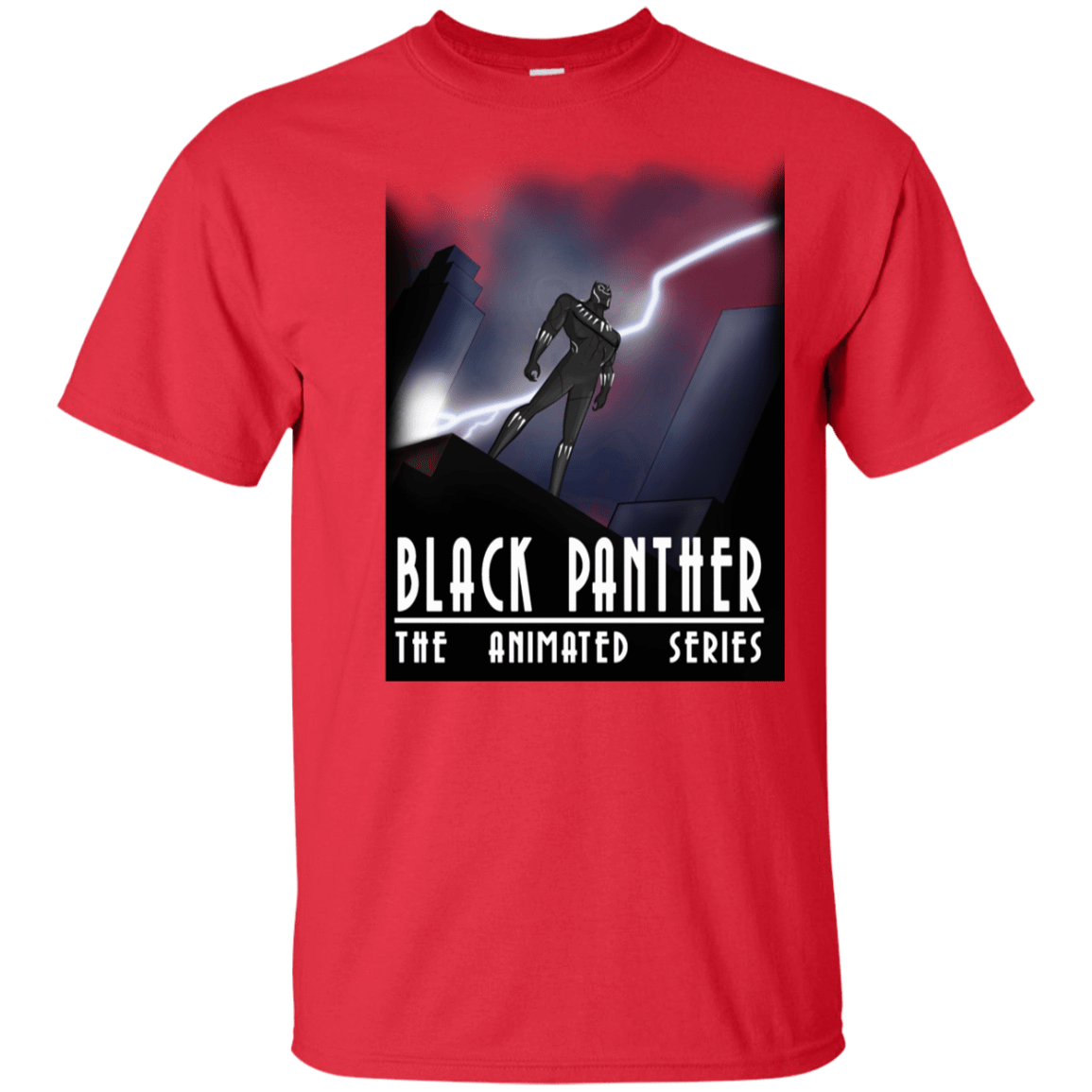 T-Shirts Red / YXS Black Panther The Animated Series Youth T-Shirt
