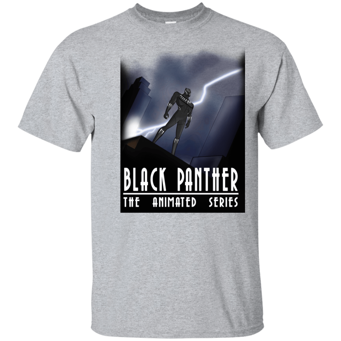 T-Shirts Sport Grey / YXS Black Panther The Animated Series Youth T-Shirt