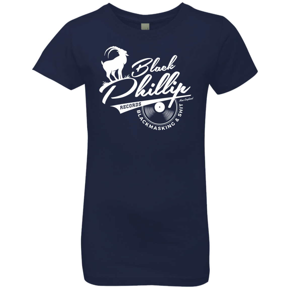 T-Shirts Midnight Navy / YXS BLACK PHILLIP RECORDS Girls Premium T-Shirt