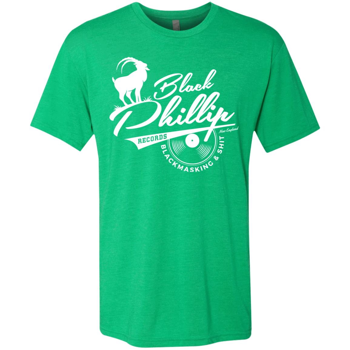 T-Shirts Envy / Small BLACK PHILLIP RECORDS Men's Triblend T-Shirt