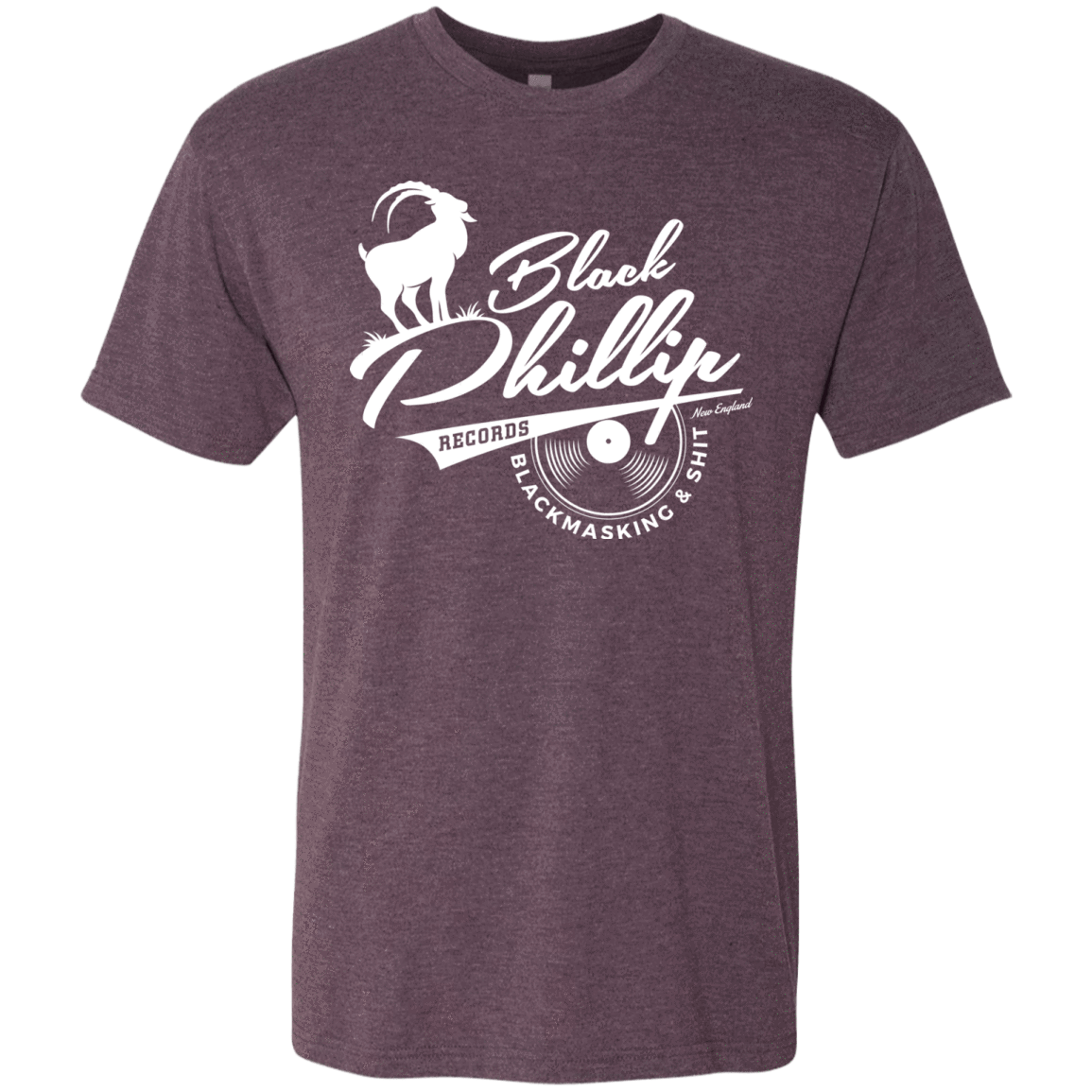 T-Shirts Vintage Purple / Small BLACK PHILLIP RECORDS Men's Triblend T-Shirt