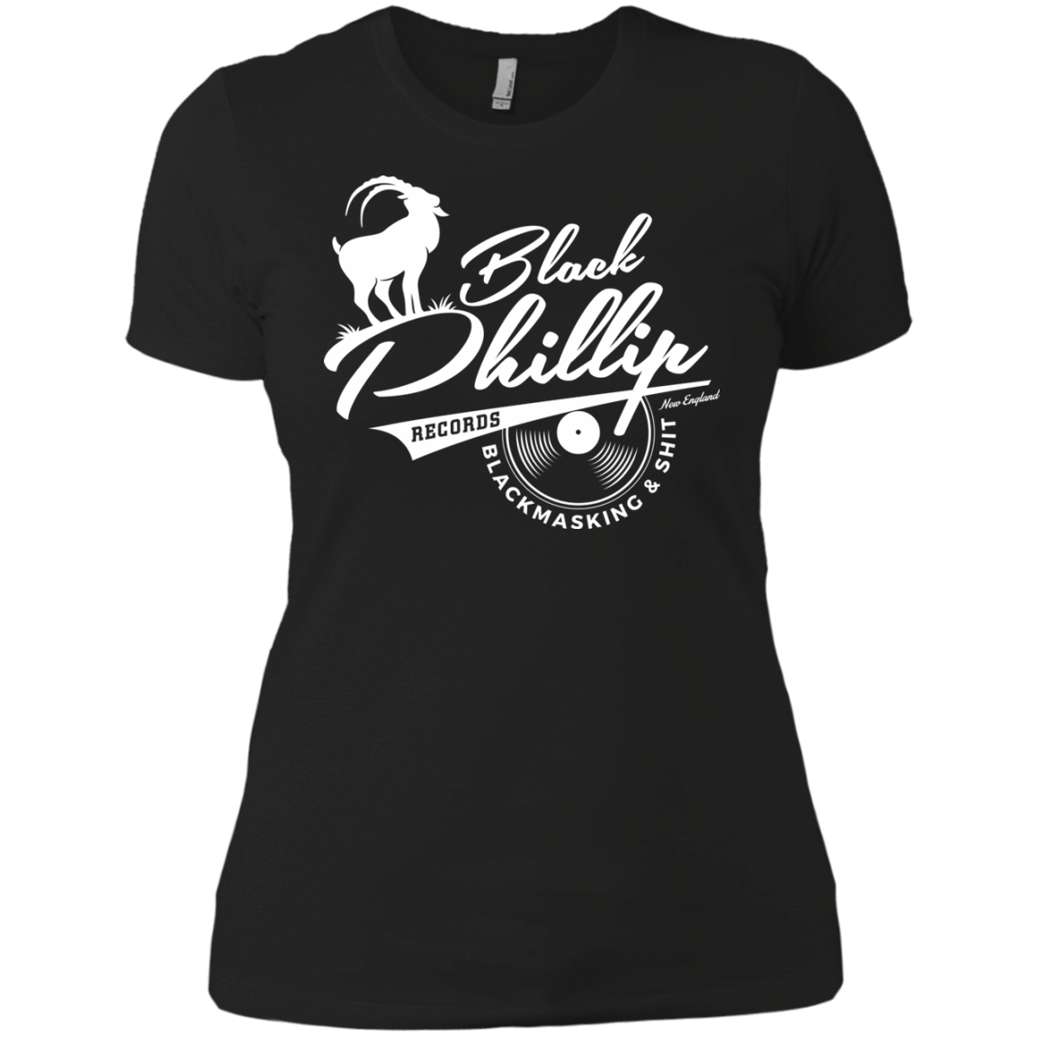 T-Shirts Black / X-Small BLACK PHILLIP RECORDS Women's Premium T-Shirt