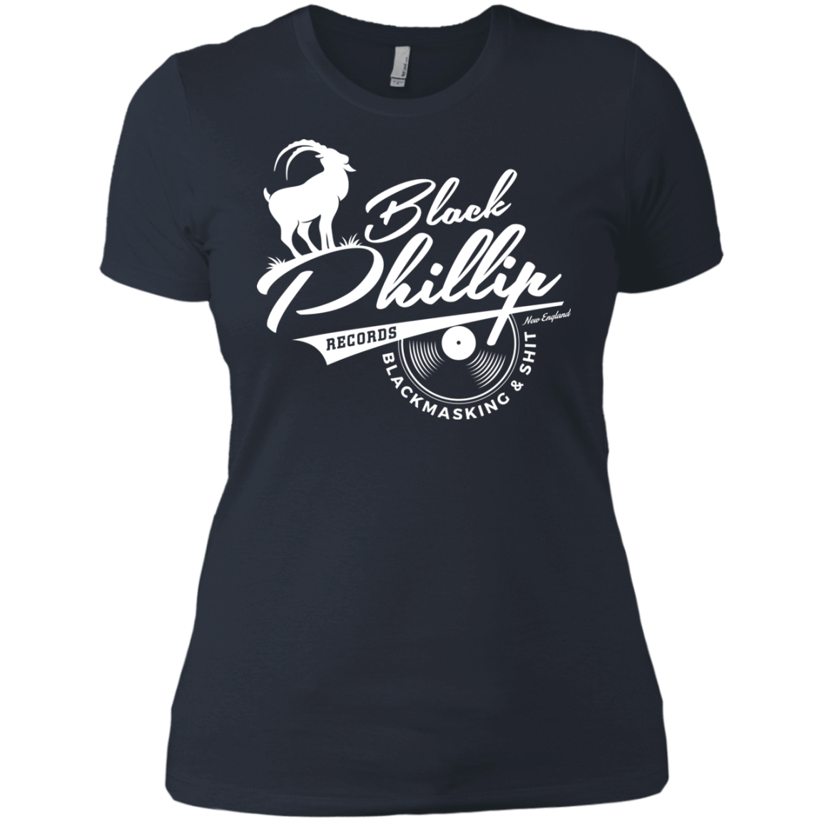 T-Shirts Indigo / X-Small BLACK PHILLIP RECORDS Women's Premium T-Shirt