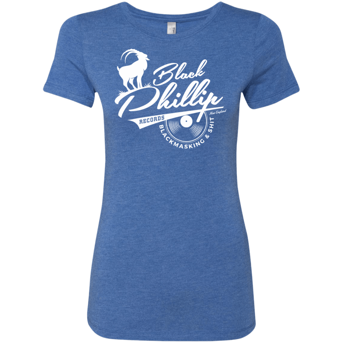 T-Shirts Vintage Royal / Small BLACK PHILLIP RECORDS Women's Triblend T-Shirt