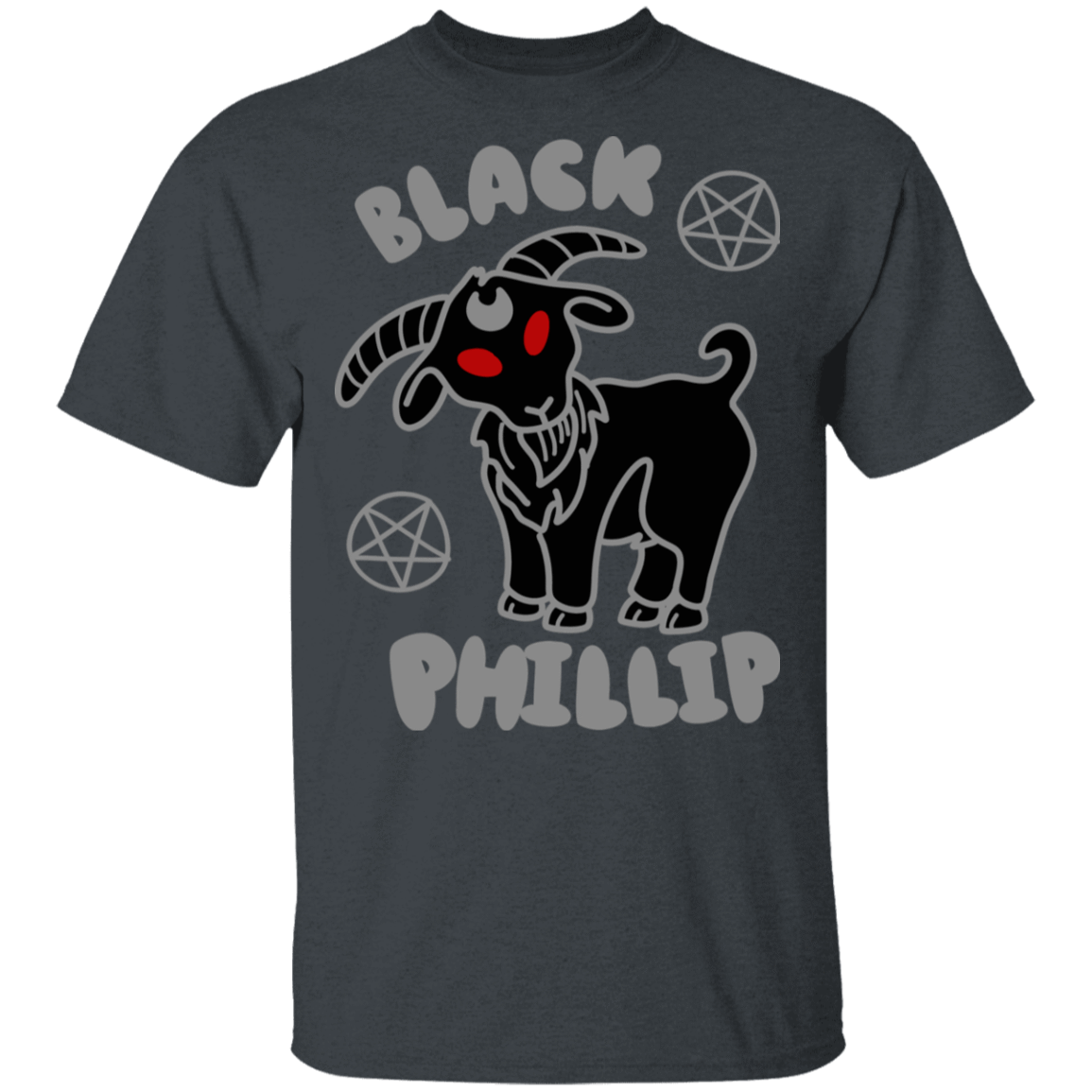 T-Shirts Dark Heather / S Black Phillip T-Shirt