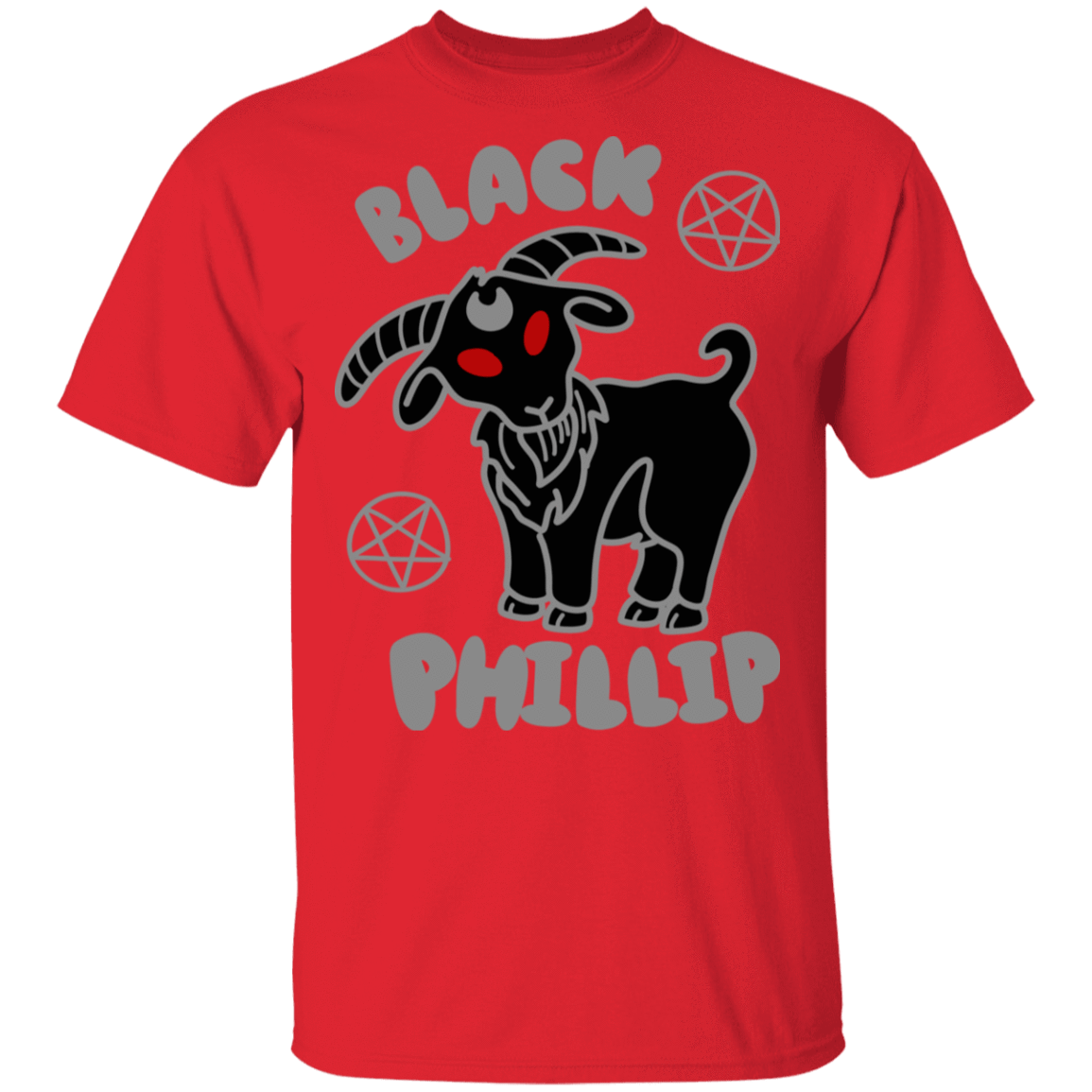 T-Shirts Red / S Black Phillip T-Shirt